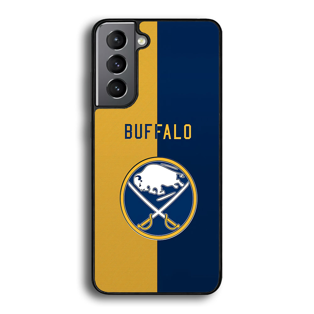Hockey Buffalo Sabres NHL 001 Samsung Galaxy S21 Plus Case-Phone Case-Rubber Black (2D Case)-Altracase