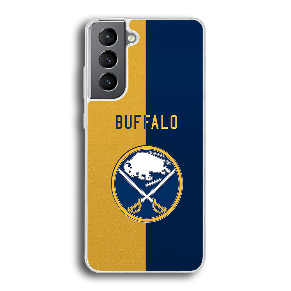 Hockey Buffalo Sabres NHL 001 Samsung Galaxy S21 Plus Case-Phone Case-Rubber White (2D Case)-Altracase