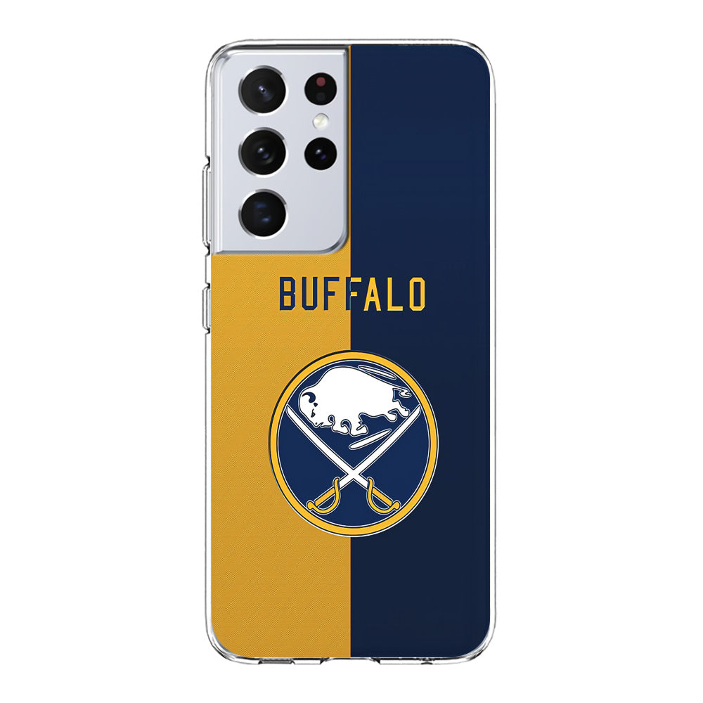Hockey Buffalo Sabres NHL 001 Samsung Galaxy S21 Ultra Case-Phone Case-Clear Soft Case-Altracase