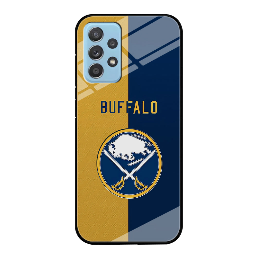Hockey Buffalo Sabres NHL 001 Samsung Galaxy A72 Case-Phone Case-Tempered Glass Case-Altracase