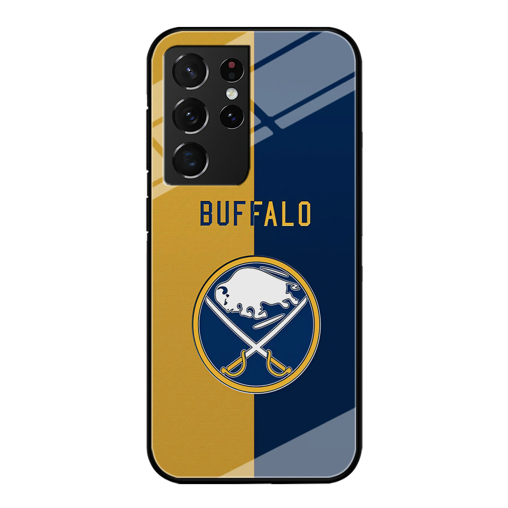 Hockey Buffalo Sabres NHL 001 Samsung Galaxy S21 Ultra Case-Phone Case-Tempered Glass Case-Altracase