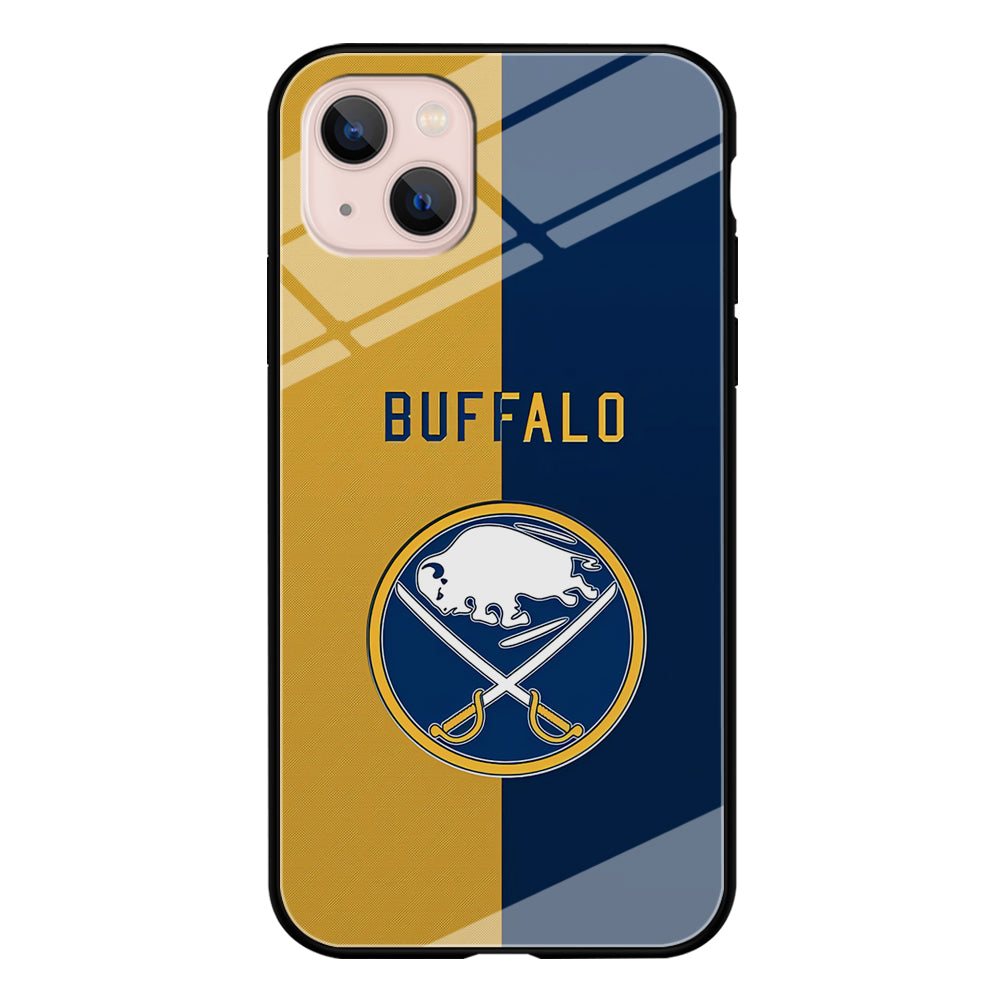 Hockey Buffalo Sabres NHL 001 iPhone 15 Plus Case-Phone Case-Tempered Glass Case-Altracase
