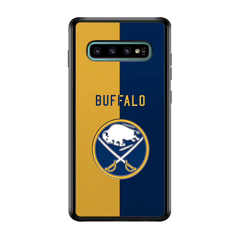Hockey Buffalo Sabres NHL 001 Samsung Galaxy S10 Plus Case-Phone Case-Rubber Black (2D Case)-Altracase