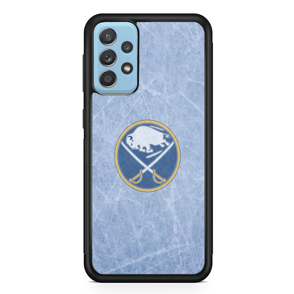 Hockey Buffalo Sabres NHL 002 Samsung Galaxy A72 Case-Phone Case-Rubber Black (2D Case)-Altracase