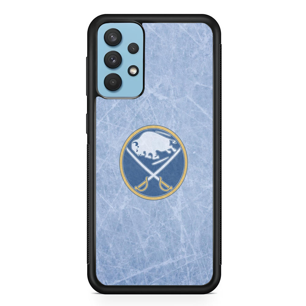 Hockey Buffalo Sabres NHL 002 Samsung Galaxy A32 Case-Phone Case-Rubber Black (2D Case)-Altracase