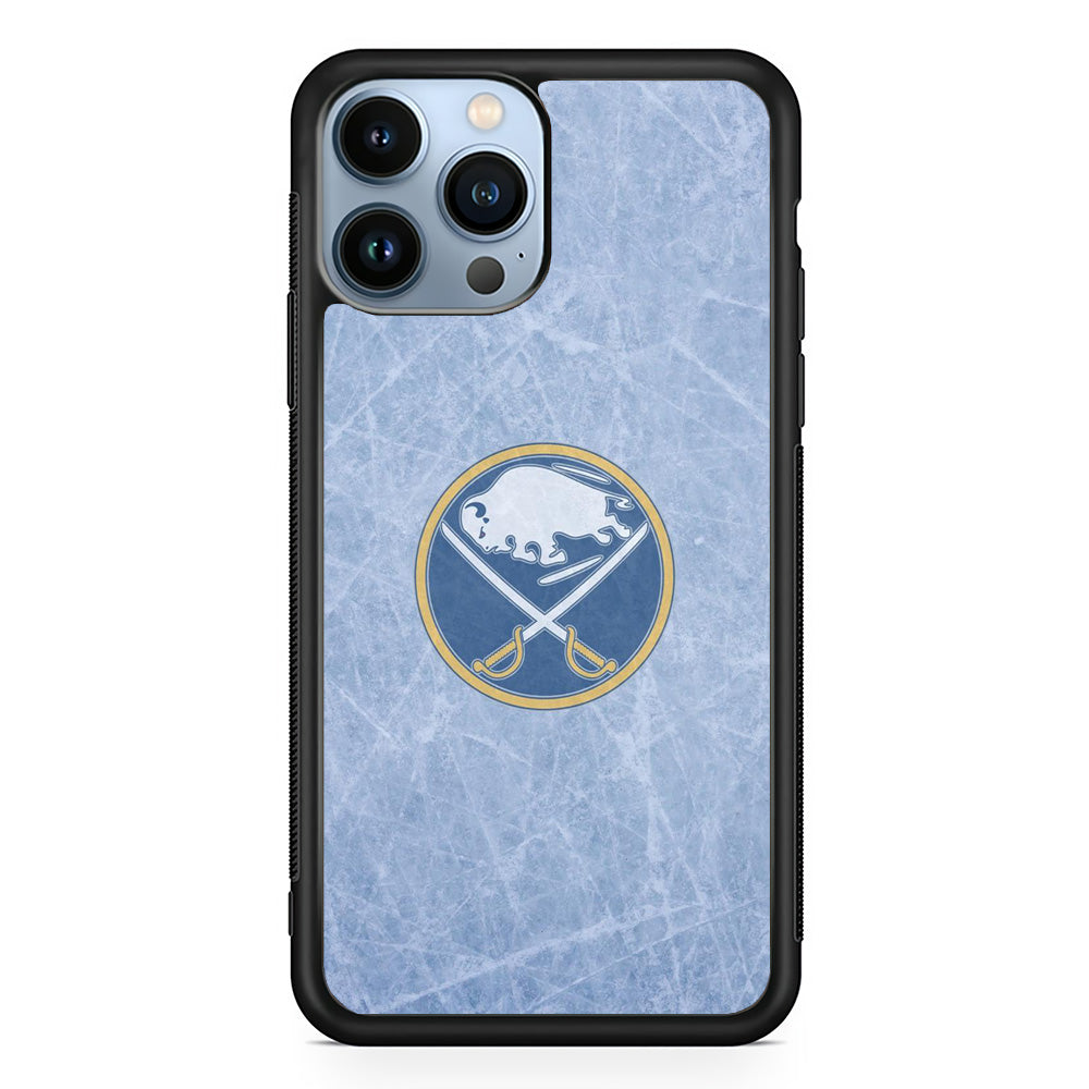 Hockey Buffalo Sabres NHL 002 iPhone 15 Pro Max Case-Phone Case-Rubber Black (2D Case)-Altracase