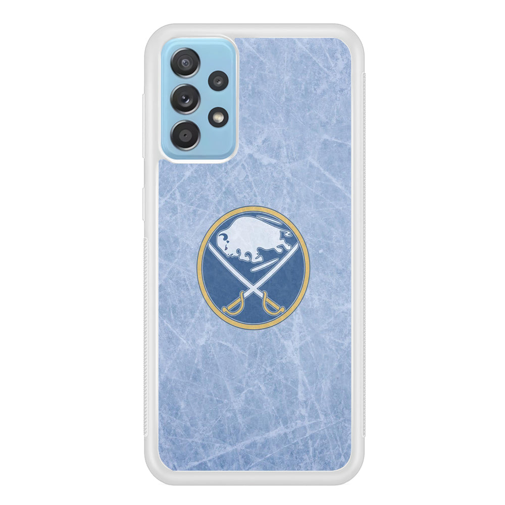 Hockey Buffalo Sabres NHL 002 Samsung Galaxy A72 Case-Phone Case-Rubber White (2D Case)-Altracase
