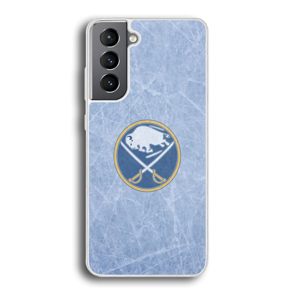 Hockey Buffalo Sabres NHL 002 Samsung Galaxy S21 Plus Case-Phone Case-Rubber White (2D Case)-Altracase