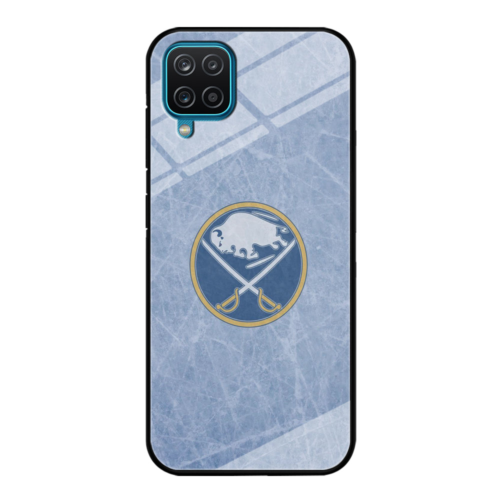 Hockey Buffalo Sabres NHL 002 Samsung Galaxy A12 Case-Phone Case-Tempered Glass Case-Altracase
