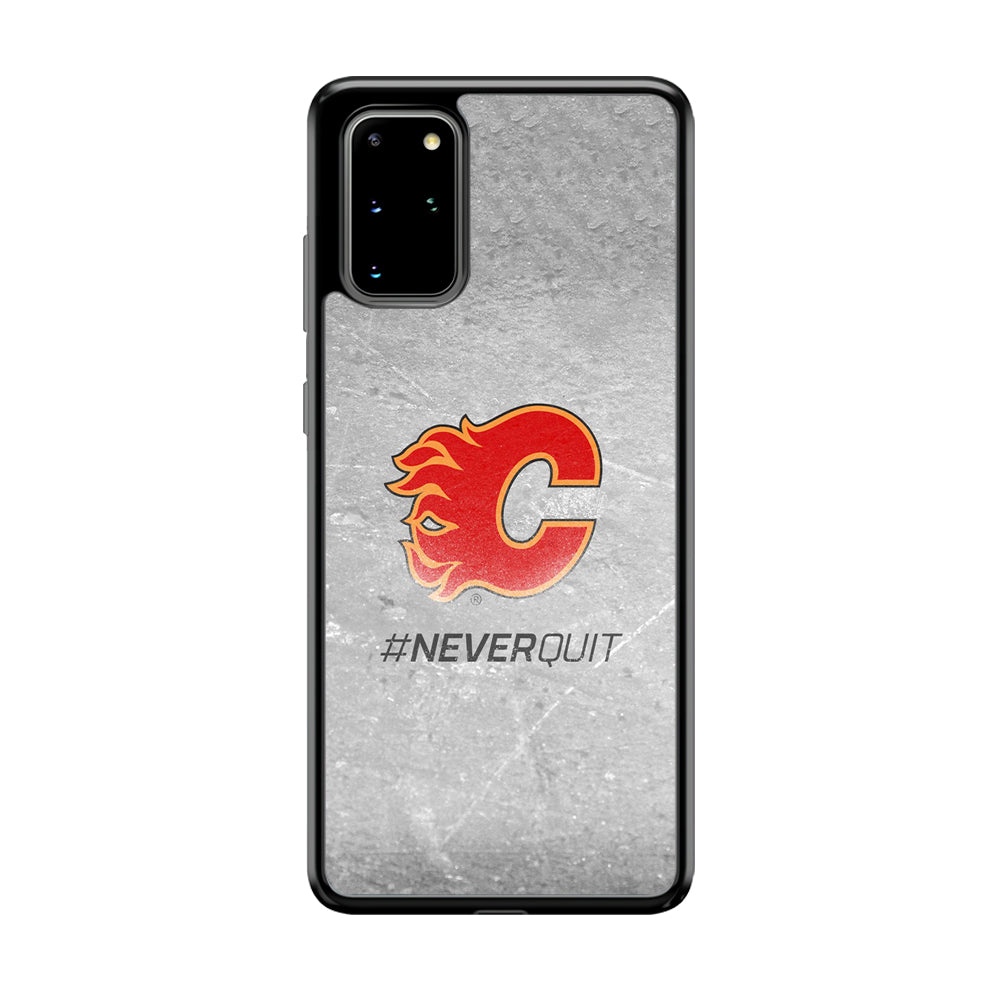 Hockey Calgary Flames NHL 001 Samsung Galaxy S20 Plus Case-Phone Case-Rubber Black (2D Case)-Altracase
