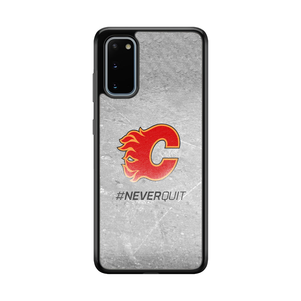 Hockey Calgary Flames NHL 001 Samsung Galaxy S20 Case-Phone Case-Tempered Glass Case-Altracase