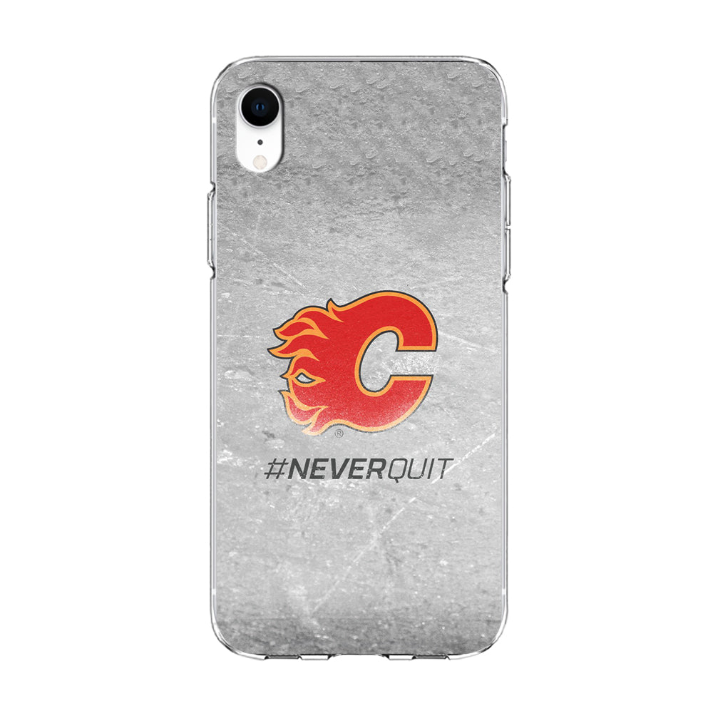 Hockey Calgary Flames NHL 001 iPhone XR Case-Phone Case-Clear Soft Case-Altracase