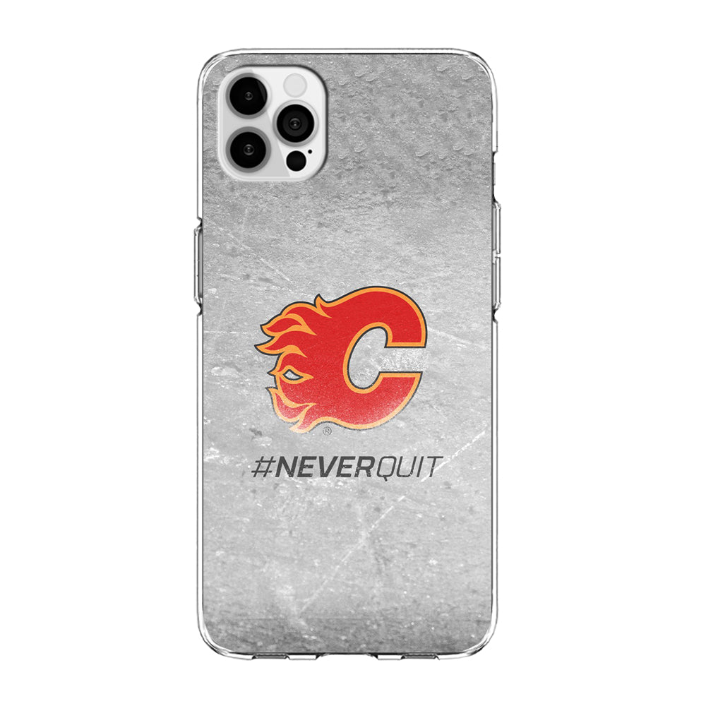 Hockey Calgary Flames NHL 001 iPhone 15 Pro Max Case-Phone Case-Clear Soft Case-Altracase