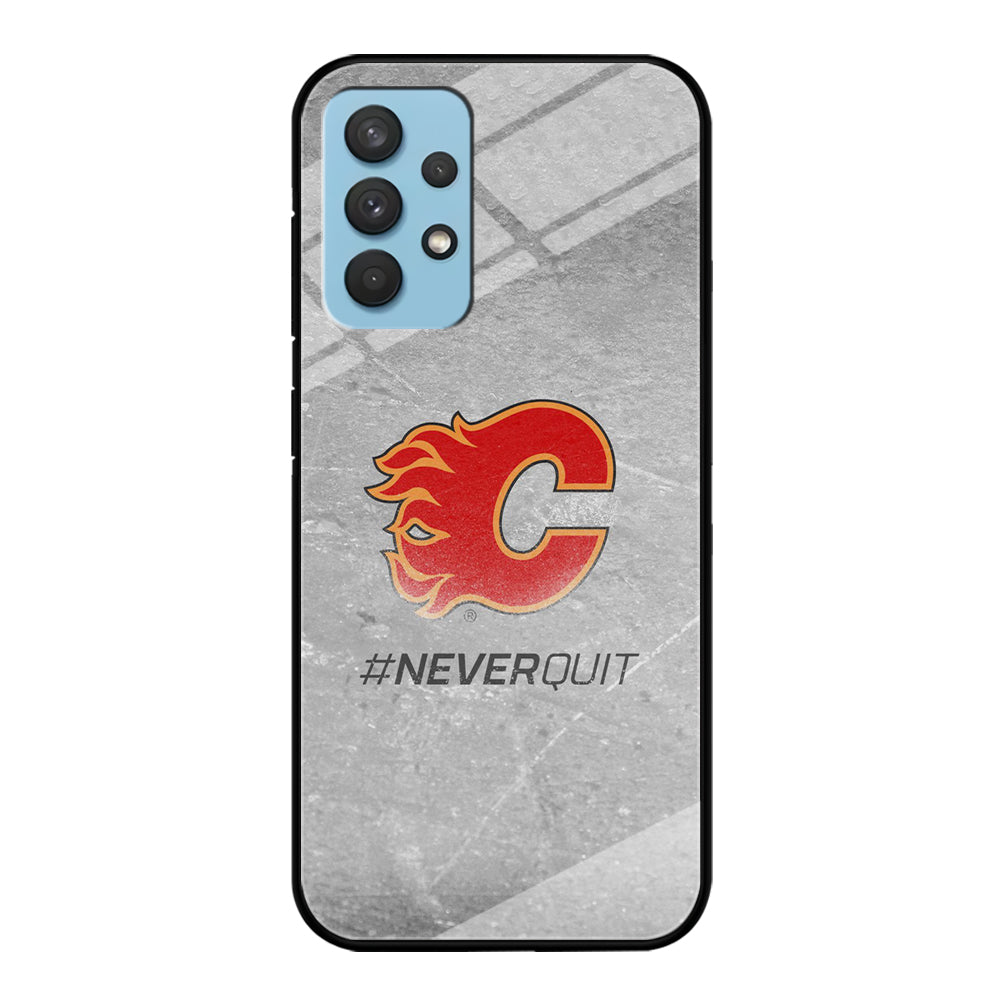 Hockey Calgary Flames NHL 001 Samsung Galaxy A32 Case-Phone Case-Tempered Glass Case-Altracase