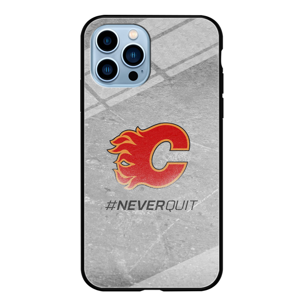 Hockey Calgary Flames NHL 001 iPhone 15 Pro Max Case-Phone Case-Tempered Glass Case-Altracase