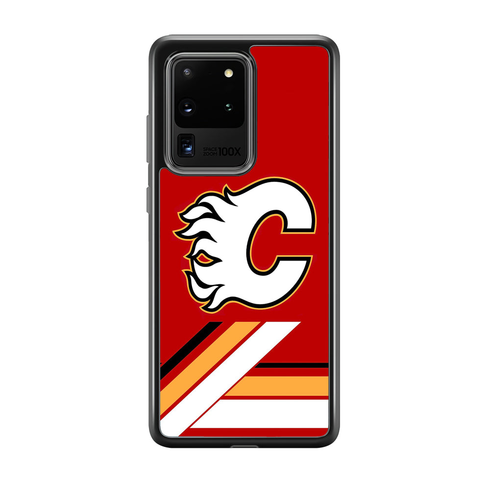 Hockey Calgary Flames NHL 002 Samsung Galaxy S20 Ultra Case-Phone Case-Tempered Glass Case-Altracase