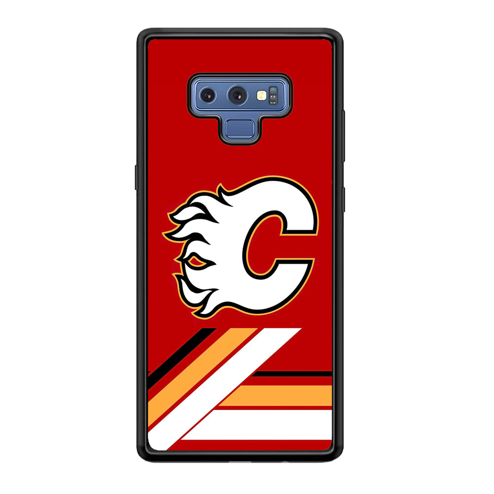 Hockey Calgary Flames NHL 002 Samsung Galaxy Note 9 Case-Phone Case-Tempered Glass Case-Altracase