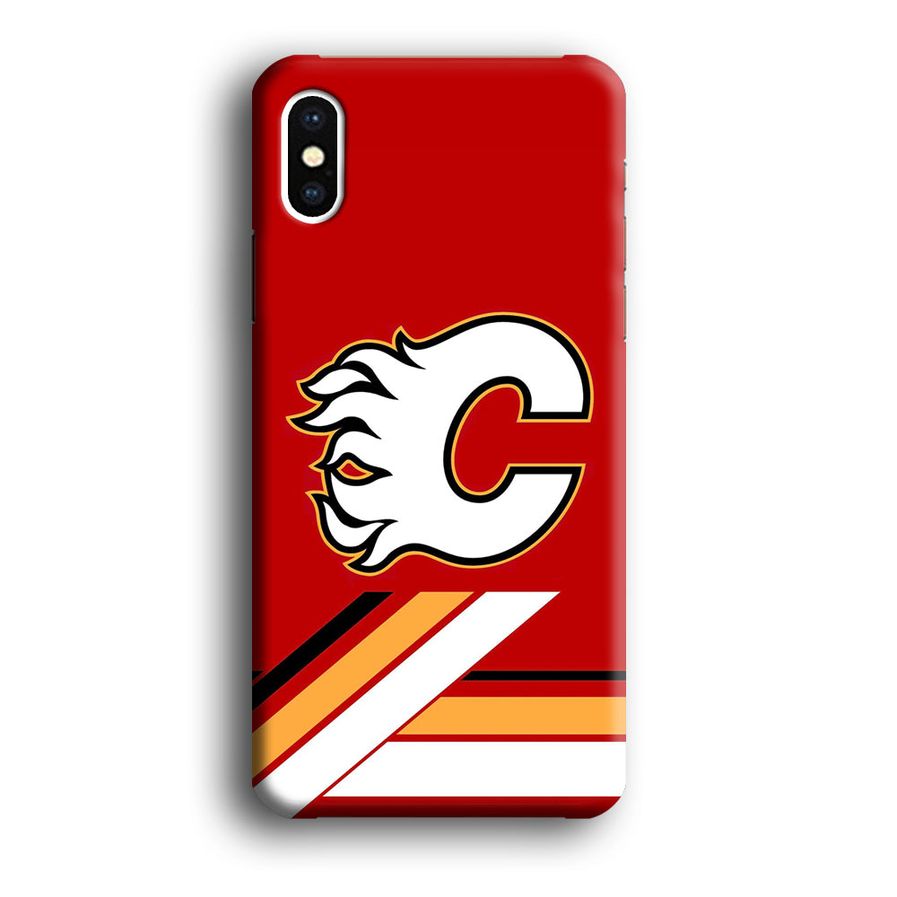 Hockey Calgary Flames NHL 002 iPhone Xs Case-Phone Case-3D Case-Altracase