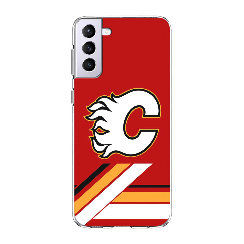 Hockey Calgary Flames NHL 002 Samsung Galaxy S22 Case-Phone Case-Clear Soft Case-Altracase