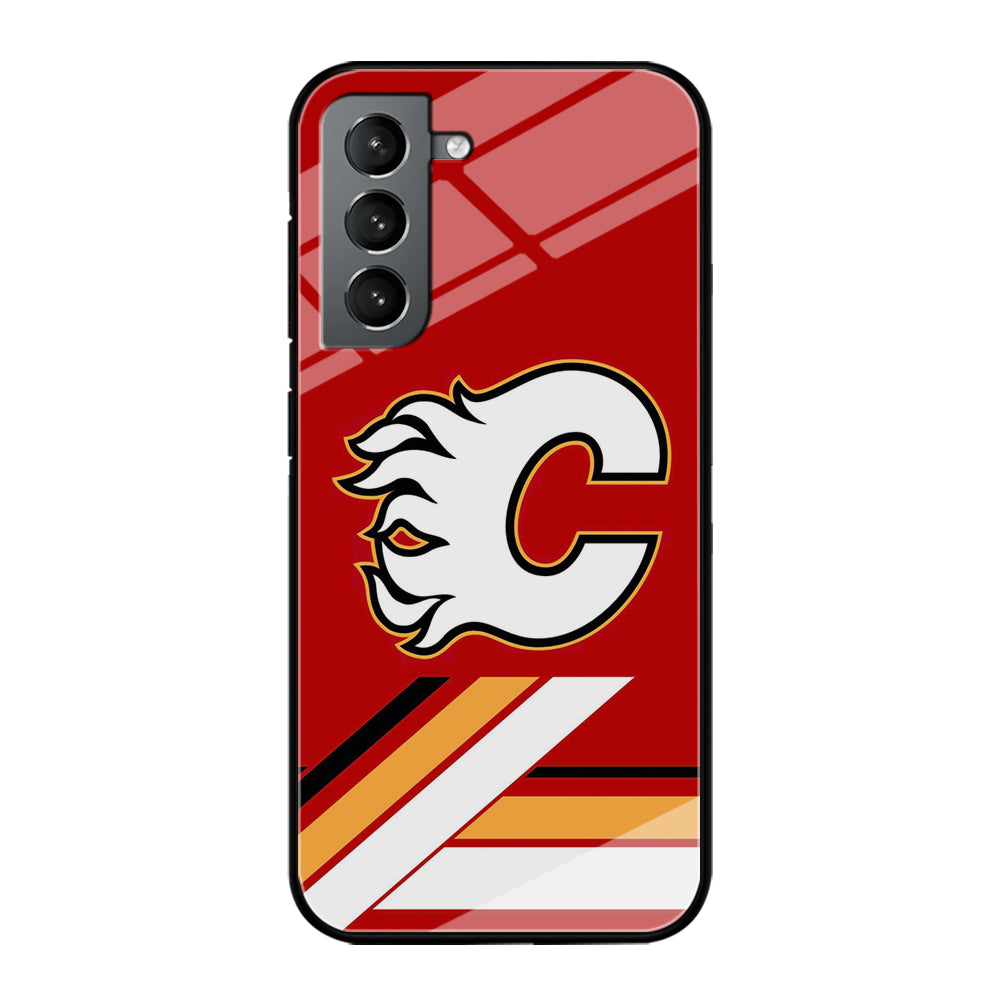 Hockey Calgary Flames NHL 002 Samsung Galaxy S21 Plus Case-Phone Case-Tempered Glass Case-Altracase