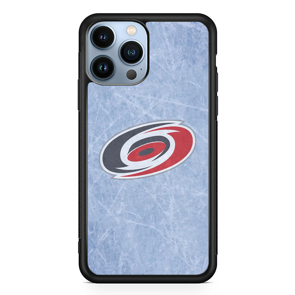 Hockey Carolina Hurricanes NHL 001 iPhone 15 Pro Max Case-Phone Case-Rubber Black (2D Case)-Altracase