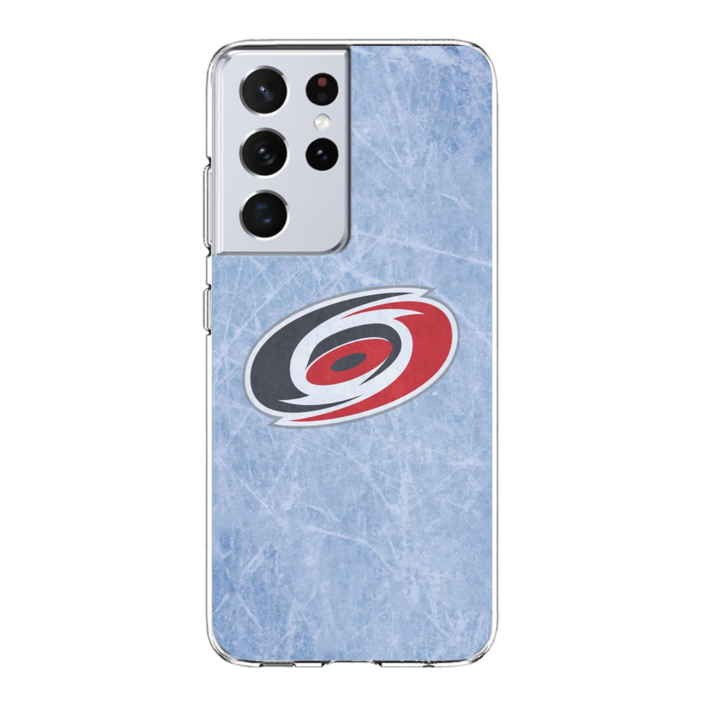 Hockey Carolina Hurricanes NHL 001 Samsung Galaxy S21 Ultra Case-Phone Case-Clear Soft Case-Altracase