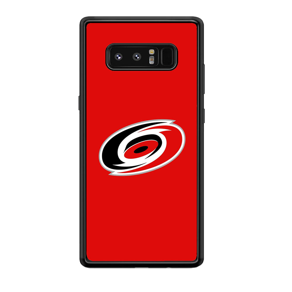 Hockey Carolina Hurricanes NHL 002 Samsung Galaxy Note 8 Case-Phone Case-Rubber Black (2D Case)-Altracase