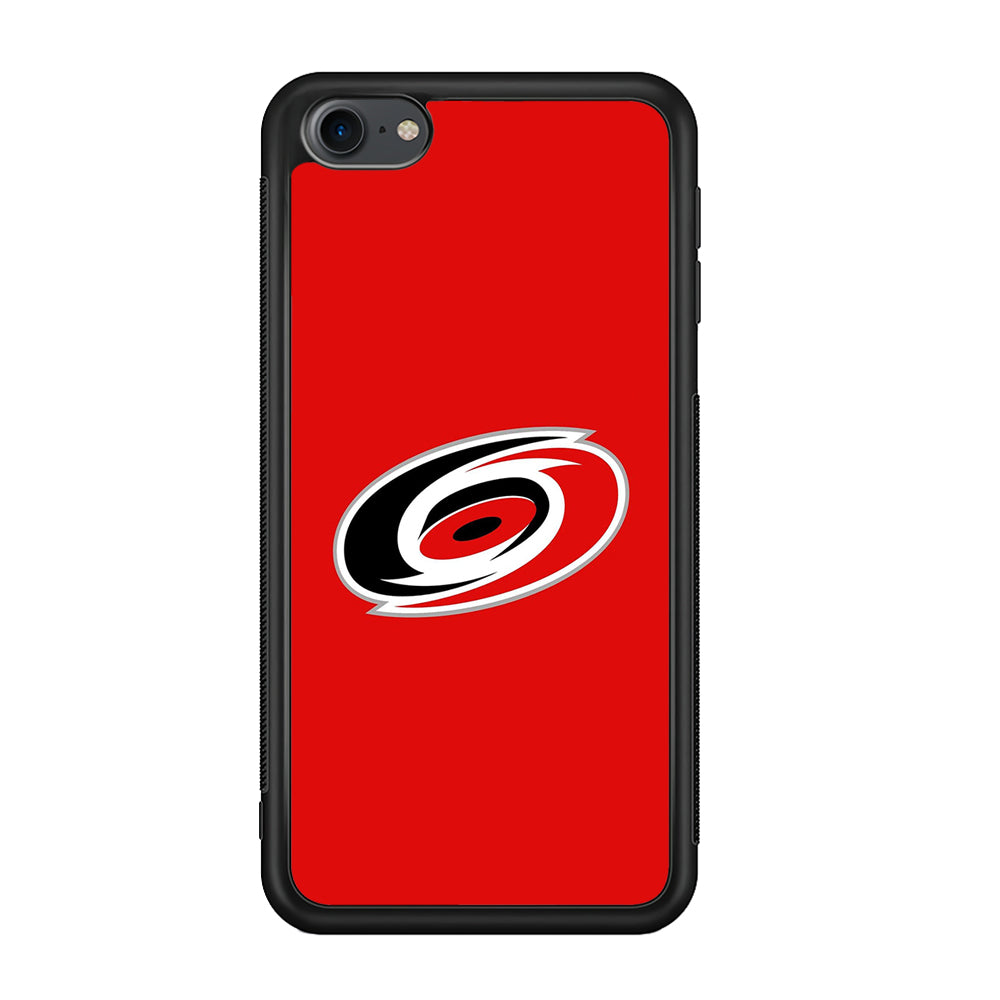 Hockey Carolina Hurricanes NHL 002 iPod Touch 6 Case-Phone Case-Rubber White (2D Case)-Altracase