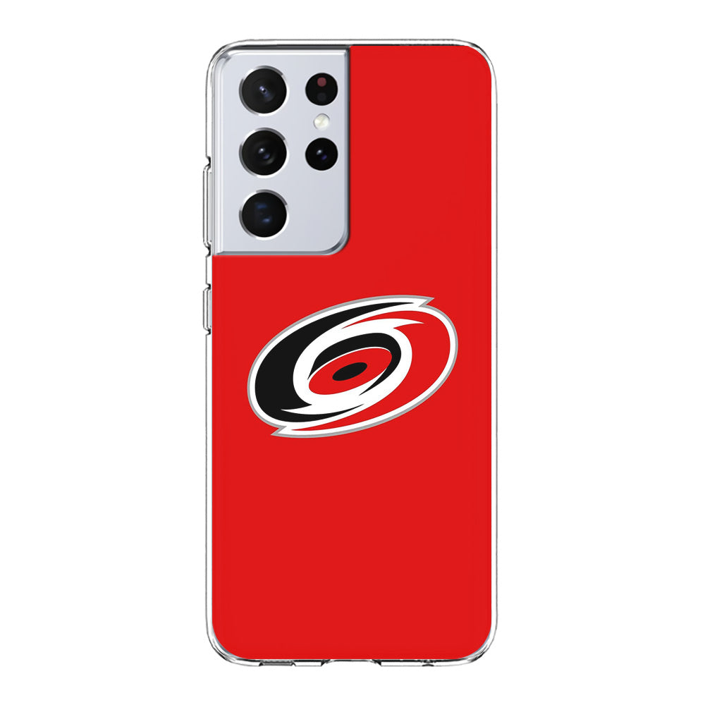 Hockey Carolina Hurricanes NHL 002 Samsung Galaxy S21 Ultra Case-Phone Case-Clear Soft Case-Altracase