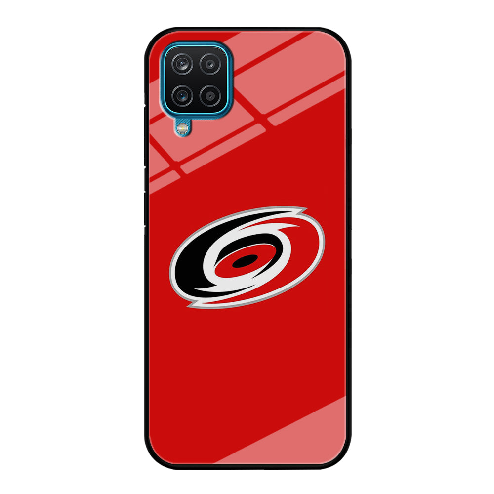 Hockey Carolina Hurricanes NHL 002 Samsung Galaxy A12 Case-Phone Case-Tempered Glass Case-Altracase