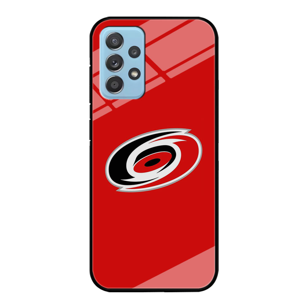 Hockey Carolina Hurricanes NHL 002 Samsung Galaxy A72 Case-Phone Case-Tempered Glass Case-Altracase