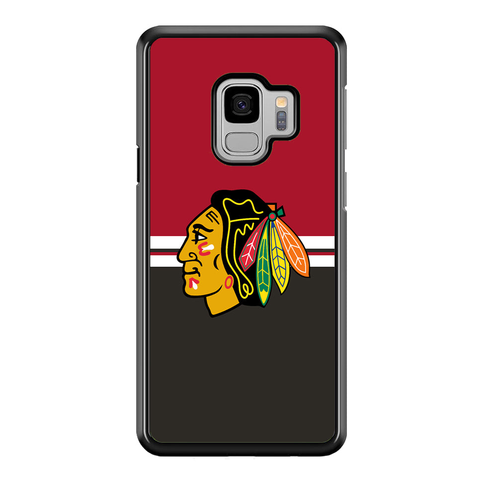 Hockey Chicago Blackhawks NHL 001 Samsung Galaxy S9 Case-Phone Case-Tempered Glass Case-Altracase