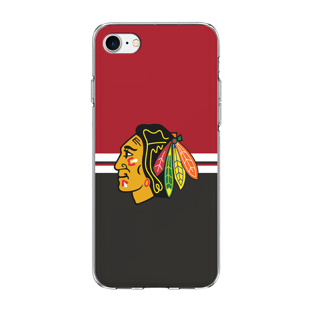Hockey Chicago Blackhawks NHL 001 iPhone SE 2020 Case-Phone Case-Clear Soft Case-Altracase
