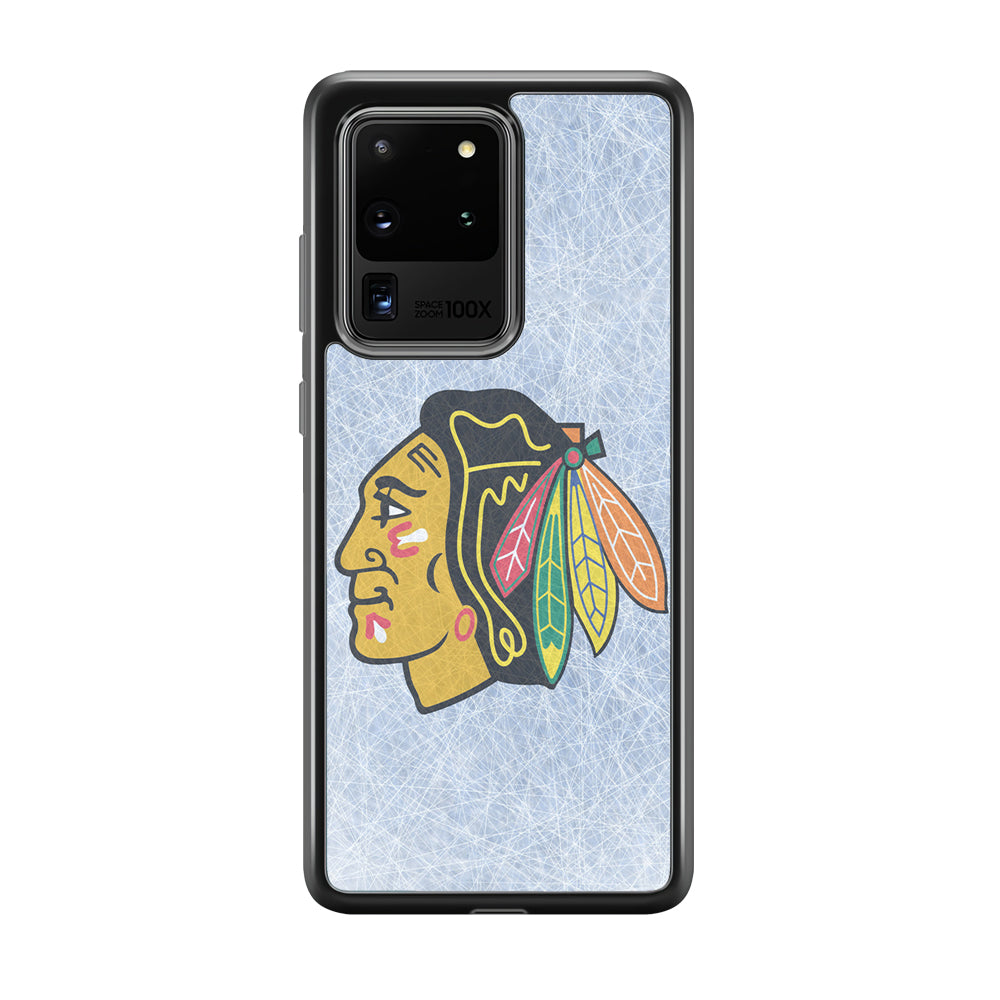 Hockey Chicago Blackhawks NHL 002 Samsung Galaxy S20 Ultra Case-Phone Case-Tempered Glass Case-Altracase