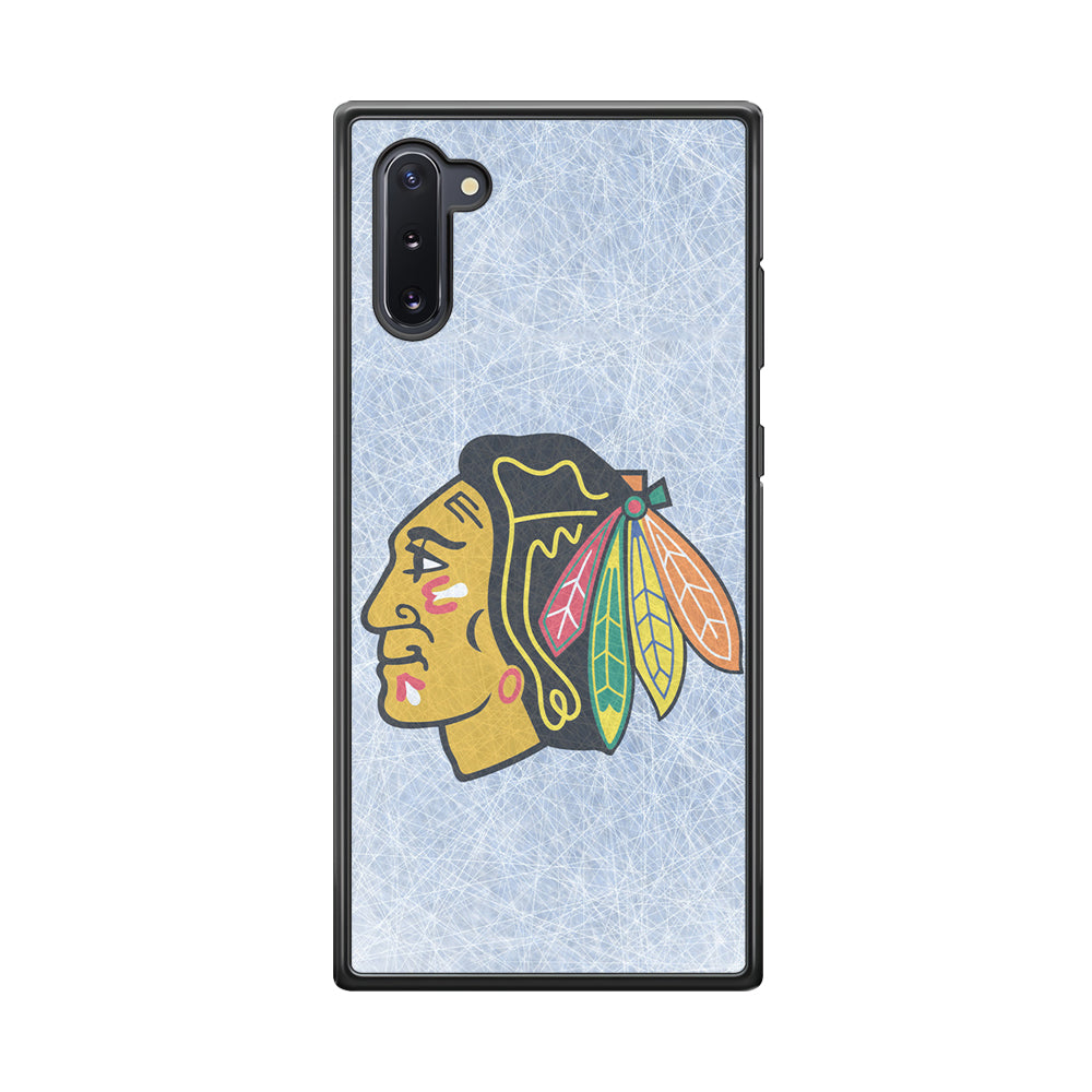 Hockey Chicago Blackhawks NHL 002 Samsung Galaxy Note 10 Case-Phone Case-Rubber Black (2D Case)-Altracase