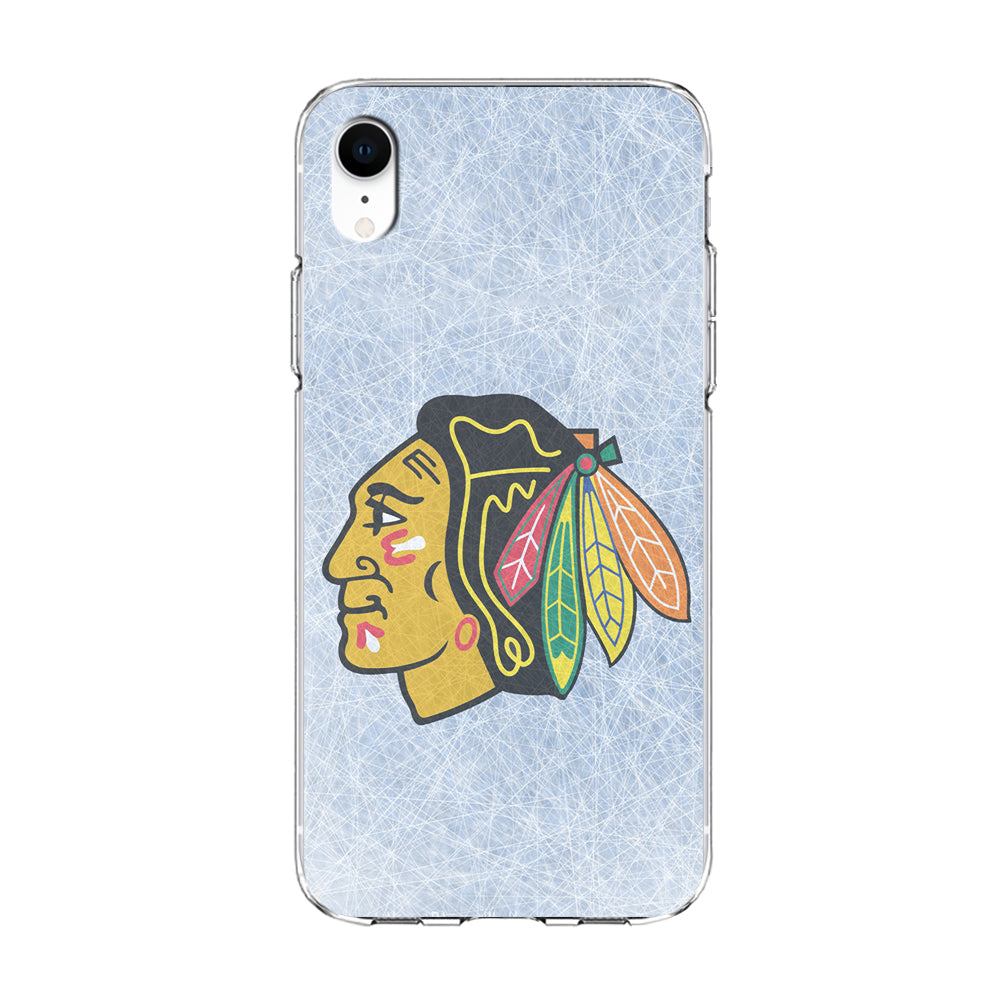 Hockey Chicago Blackhawks NHL 002 iPhone XR Case-Phone Case-Clear Soft Case-Altracase