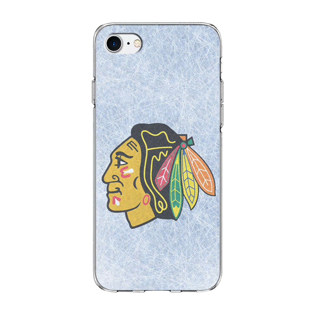 Hockey Chicago Blackhawks NHL 002 iPhone SE 3 2022 Case-Phone Case-Clear Soft Case-Altracase