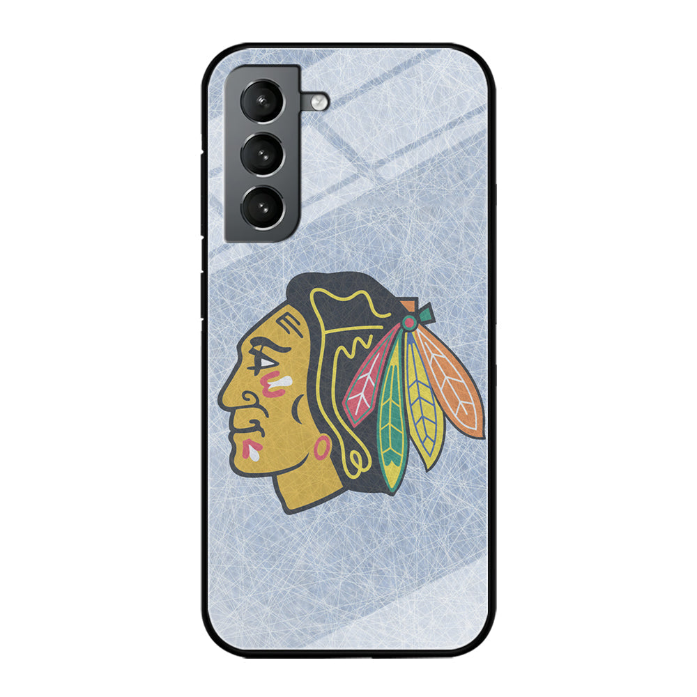 Hockey Chicago Blackhawks NHL 002 Samsung Galaxy S24 Case-Phone Case-Tempered Glass Case-Altracase