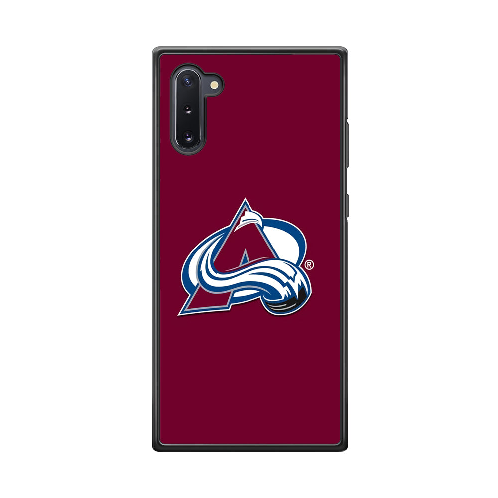 Hockey Colorado Avalanche NHL 001 Samsung Galaxy Note 10 Case-Phone Case-Rubber Black (2D Case)-Altracase