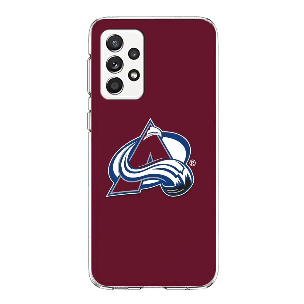 Hockey Colorado Avalanche NHL 001 Samsung Galaxy A72 Case-Phone Case-Clear Soft Case-Altracase