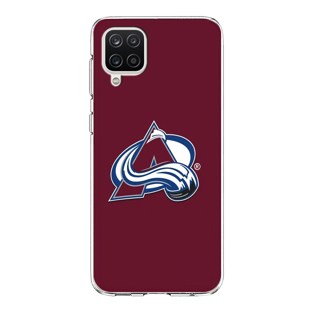 Hockey Colorado Avalanche NHL 001 Samsung Galaxy A12 Case-Phone Case-Clear Soft Case-Altracase