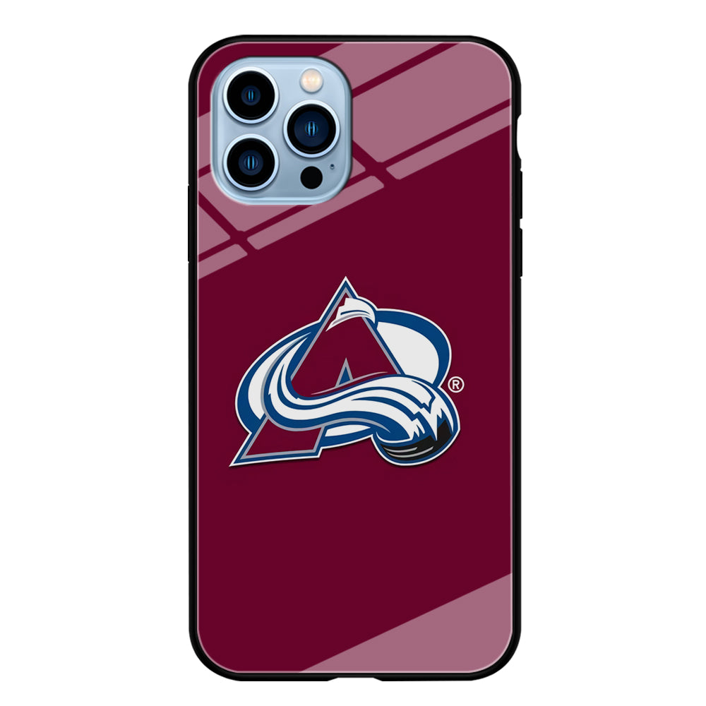 Hockey Colorado Avalanche NHL 001 iPhone 15 Pro Max Case-Phone Case-Tempered Glass Case-Altracase