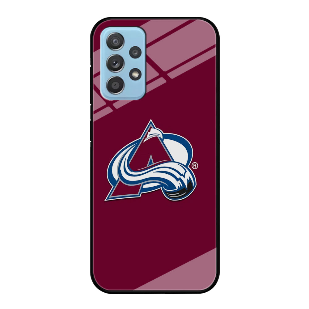 Hockey Colorado Avalanche NHL 001 Samsung Galaxy A72 Case-Phone Case-Tempered Glass Case-Altracase
