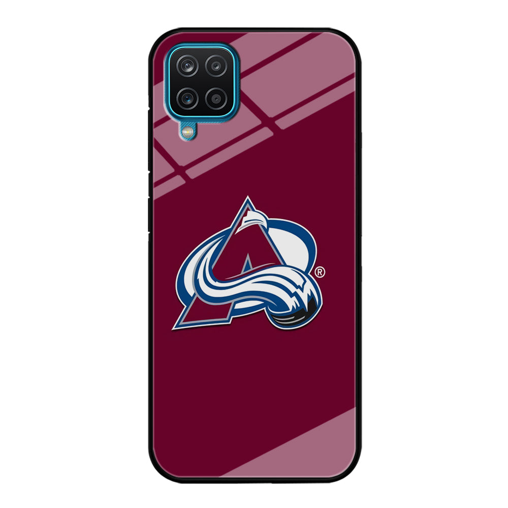 Hockey Colorado Avalanche NHL 001 Samsung Galaxy A12 Case-Phone Case-Tempered Glass Case-Altracase