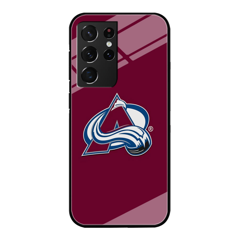 Hockey Colorado Avalanche NHL 001 Samsung Galaxy S21 Ultra Case-Phone Case-Tempered Glass Case-Altracase