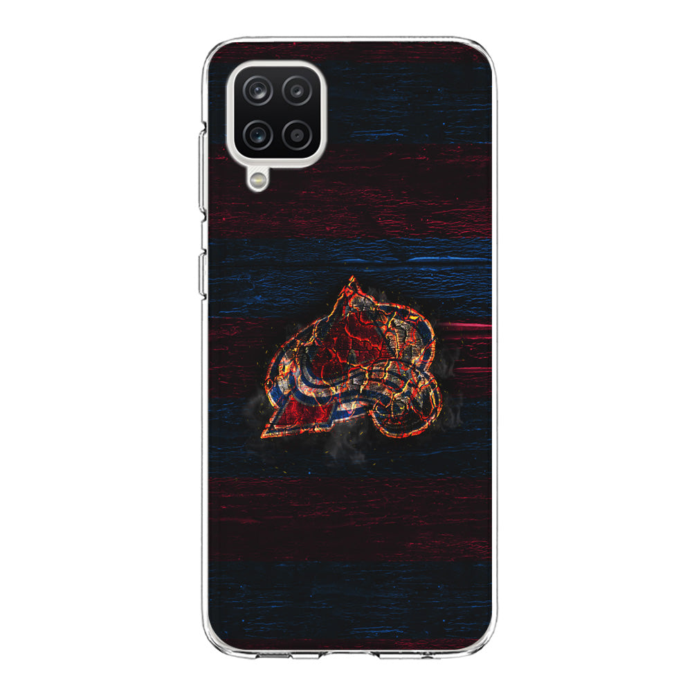 Hockey Colorado Avalanche NHL 002 Samsung Galaxy A12 Case-Phone Case-Clear Soft Case-Altracase