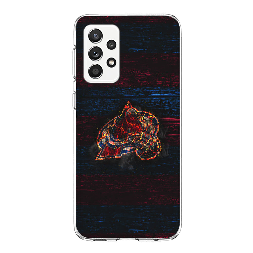 Hockey Colorado Avalanche NHL 002 Samsung Galaxy A72 Case-Phone Case-Clear Soft Case-Altracase