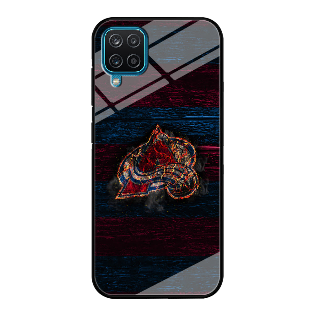 Hockey Colorado Avalanche NHL 002 Samsung Galaxy A12 Case-Phone Case-Tempered Glass Case-Altracase