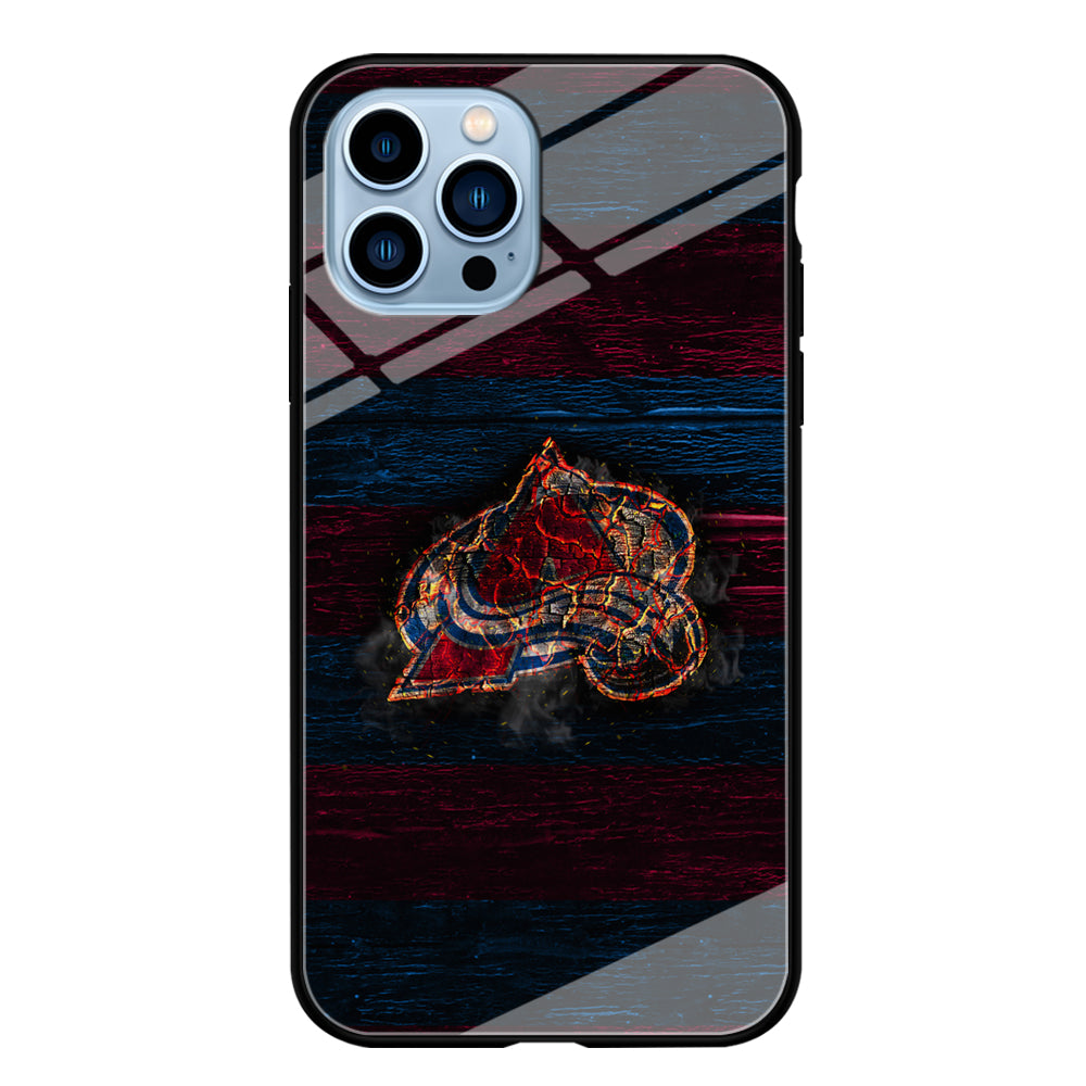 Hockey Colorado Avalanche NHL 002 iPhone 15 Pro Max Case-Phone Case-Tempered Glass Case-Altracase