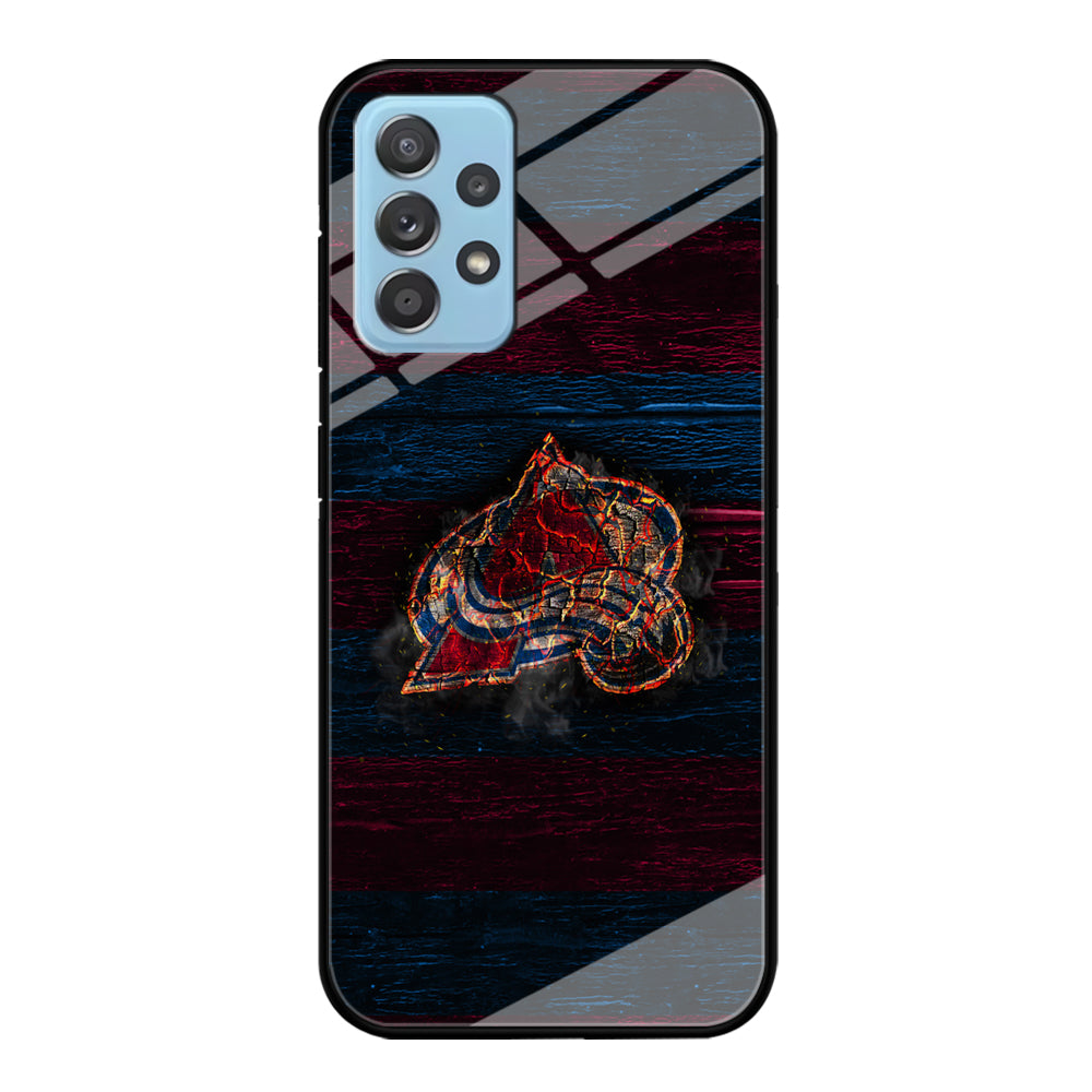 Hockey Colorado Avalanche NHL 002 Samsung Galaxy A72 Case-Phone Case-Tempered Glass Case-Altracase
